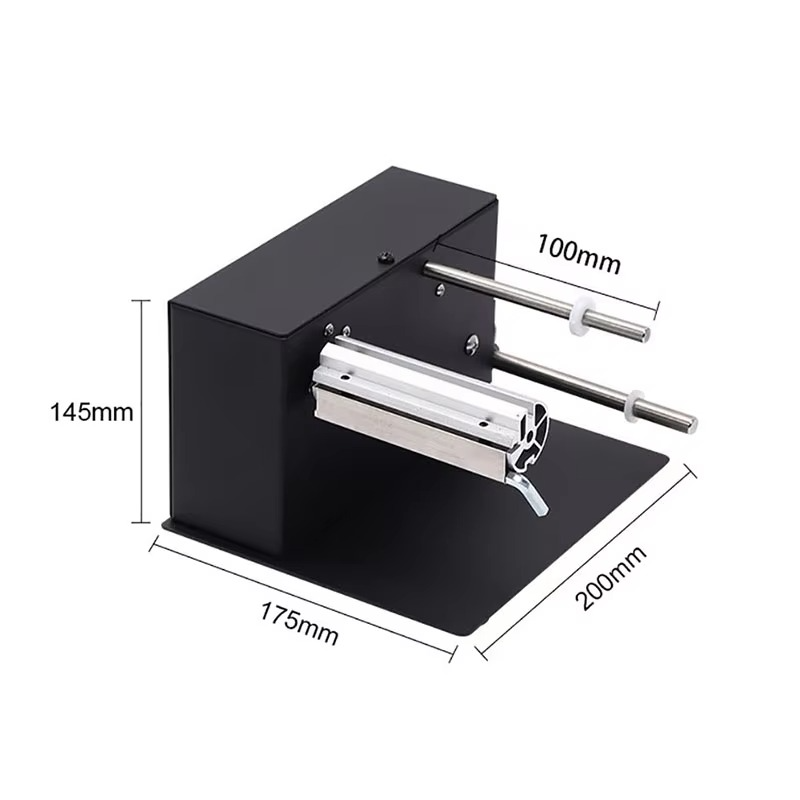 R3 Automatic Two-Way Label Rewinder Self-Adhesive Sticker Reeling Machine Barcode Labeling System for Office & Home Use