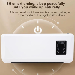 Portable Ductless Air Conditioner Wall mounted Air Conditioner blowing and heating with Remote Control for Apartment Dormitory