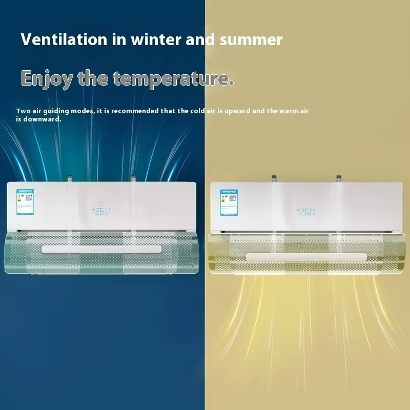 ZEXEF Transparent Air Conditioning Accessories Windshield Confinement Infant Anti-straight Deflector Blowing Wind-guiding Hood
