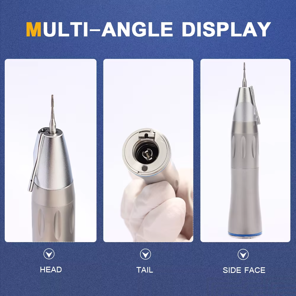 AI-X-SG65L Fiber optic led electric micromotor 1:1 low speed outer spray korea implant straight dental handpiece