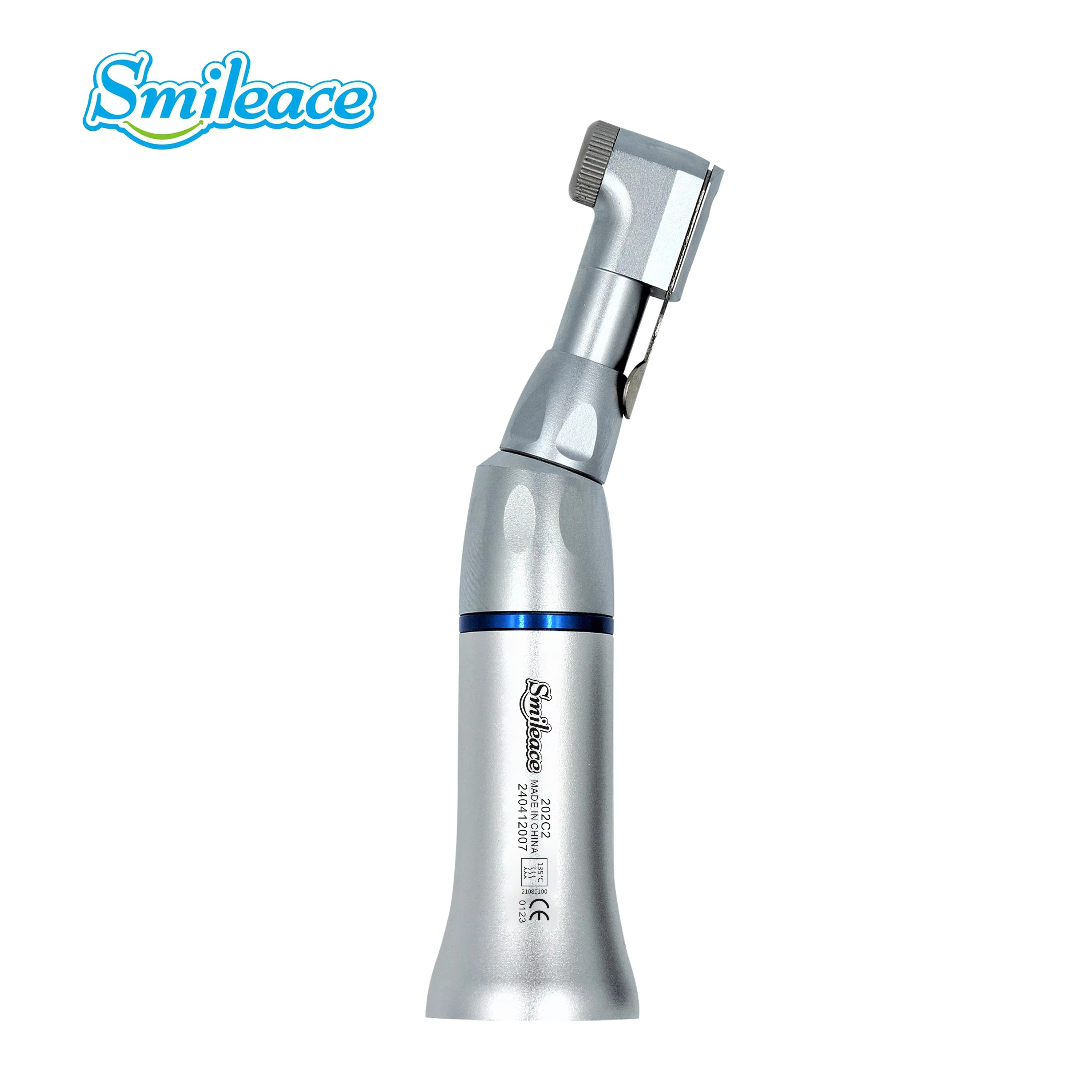 Dental Low Speed Contra Angle Handpiece 20,000rpm Push Button 1:1 Direct Drive Gear Ratio Apply for CA Burs ø2.35mm