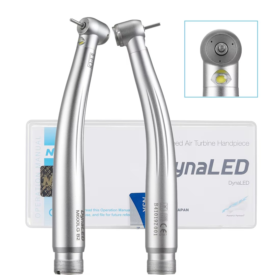 NSK DynaLED M600LG Handpiece with LED Light B2 M4 Push Button High Speed Handpiece Air Turbine Dentist Tool High Rotation Pens