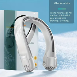 Xiaomi 8000m Portable Neck Hanging Fan Air Conditioner USB Rechargeable High-Power Bladeless Turbo Fan Suitable For Outdoor Use