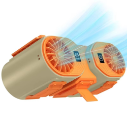 Xiaomi Dual Motors Belt Clip 20000RPM Rechargeable Waist Neck Fan 10000mAh 선풍기 portable air conditioner ventilador portátil