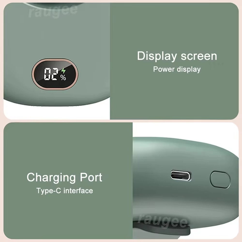 Xiaomi Portable Mini Fan Waist Clip Rechargeable Hanging Neck Fan Outdoor Camping Waist USB Small Cooling Pocket Fan for Travel