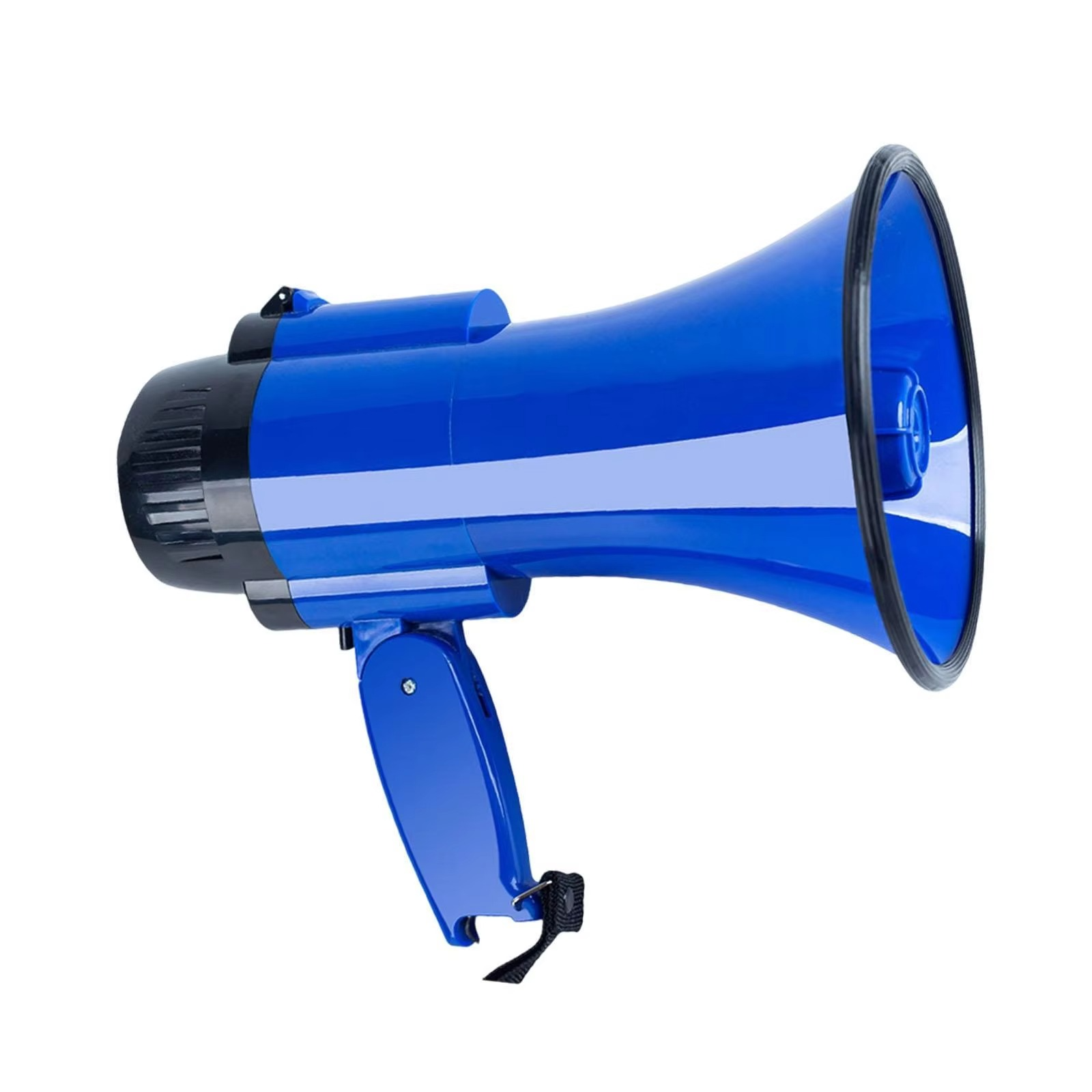 Megaphone Sturdy with 240S Recording Foldable Handle Lightweight 500M Distance Cheering Gifts with Siren 30W for Outdoors Rescue