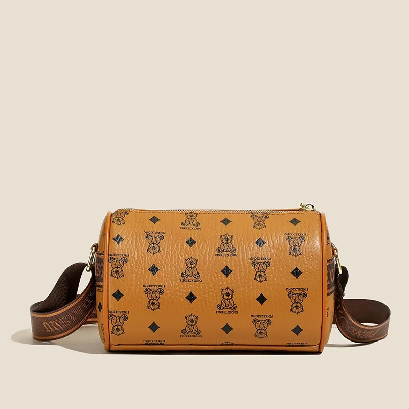 Fashionable and stylish crossbody bag with large capacity, cross-border pillow bag, bag for middle-aged mothers, retro printed P