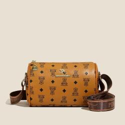 Fashionable and stylish crossbody bag with large capacity, cross-border pillow bag, bag for middle-aged mothers, retro printed P
