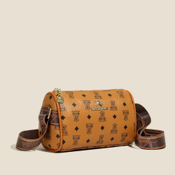 Fashionable and stylish crossbody bag with large capacity, cross-border pillow bag, bag for middle-aged mothers, retro printed P
