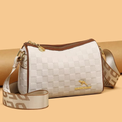Women's shoulder bag Women's soft leather large capacity pillow bag wide strap shoulder bag crossbody bag