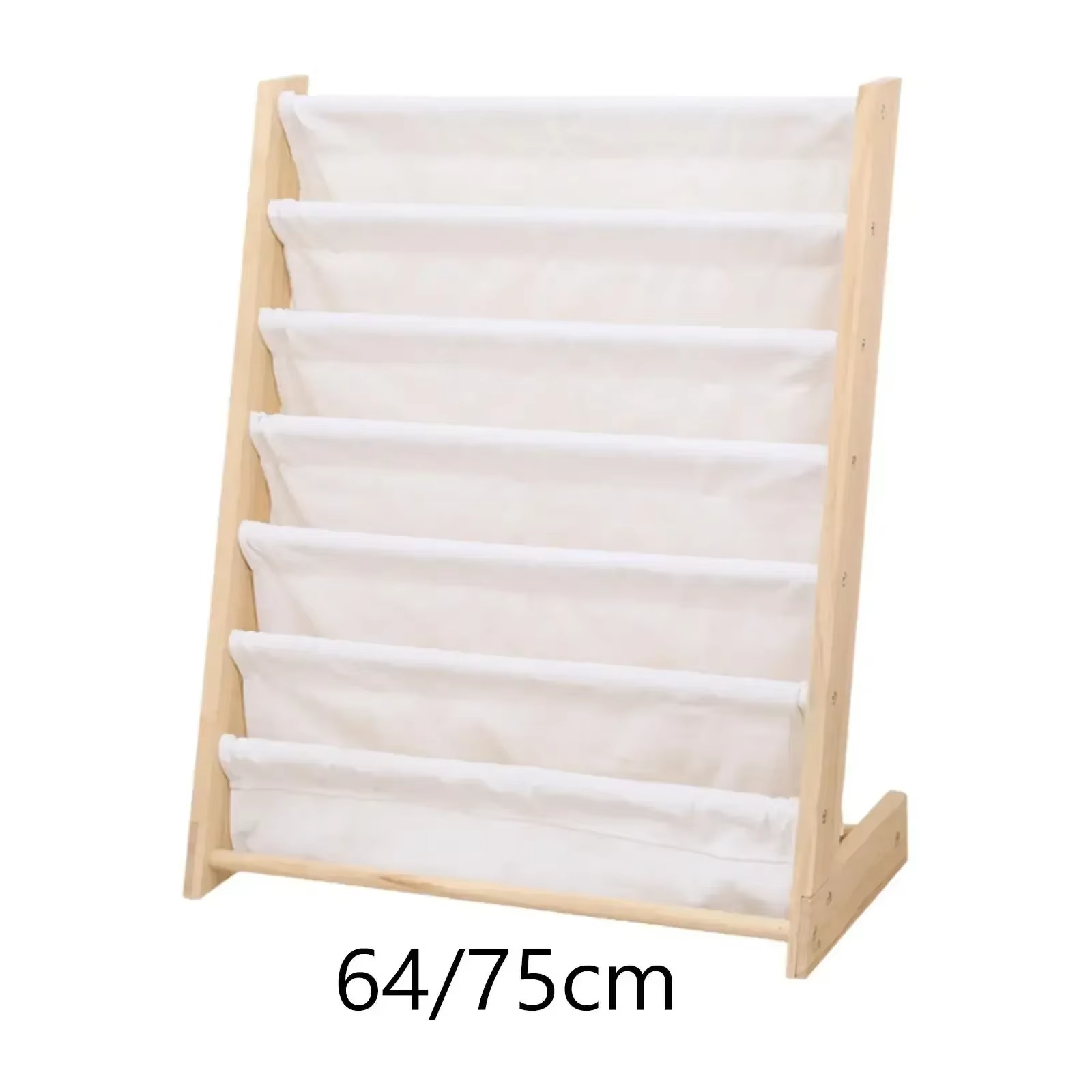 Children Book Rack Storage Gift Kids Sling Bookshelf Wooden Bookcase for Kids Room Boys Girls Magazines Study Room Picture Book