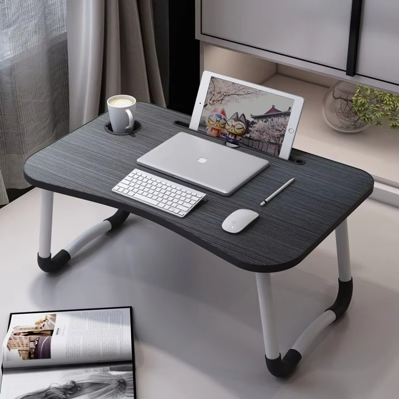 Ultra Large Portable Laptop Bed Table Foldable Desk with Cup Holder Multi Functional Computer Desks Bed Desk for Laptop