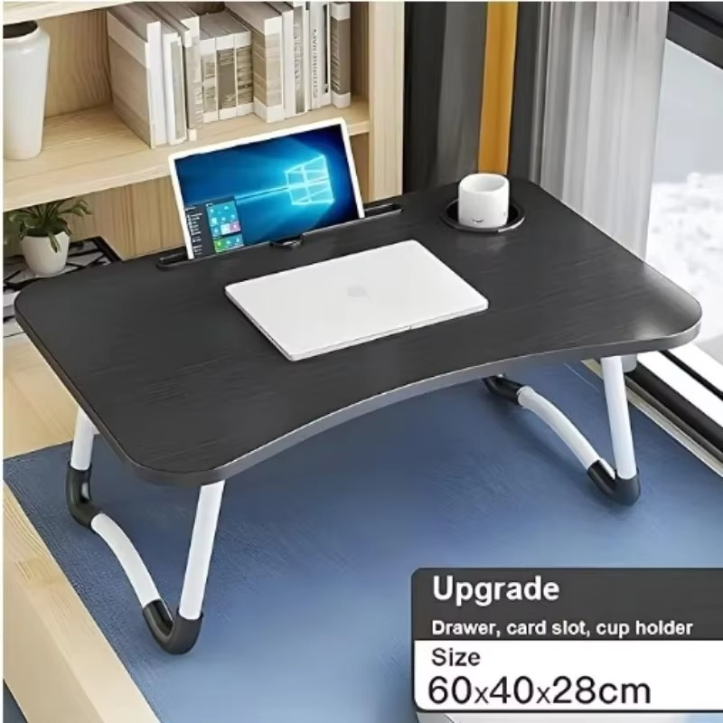 Ultra Large Portable Laptop Bed Table Foldable Desk with Cup Holder Multi Functional Computer Desks Bed Desk for Laptop