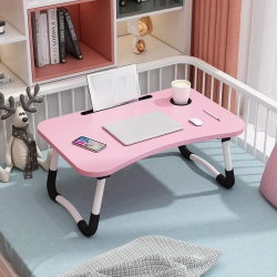 Ultra Large Portable Laptop Bed Table Foldable Desk with Cup Holder Multi Functional Computer Desks Bed Desk for Laptop