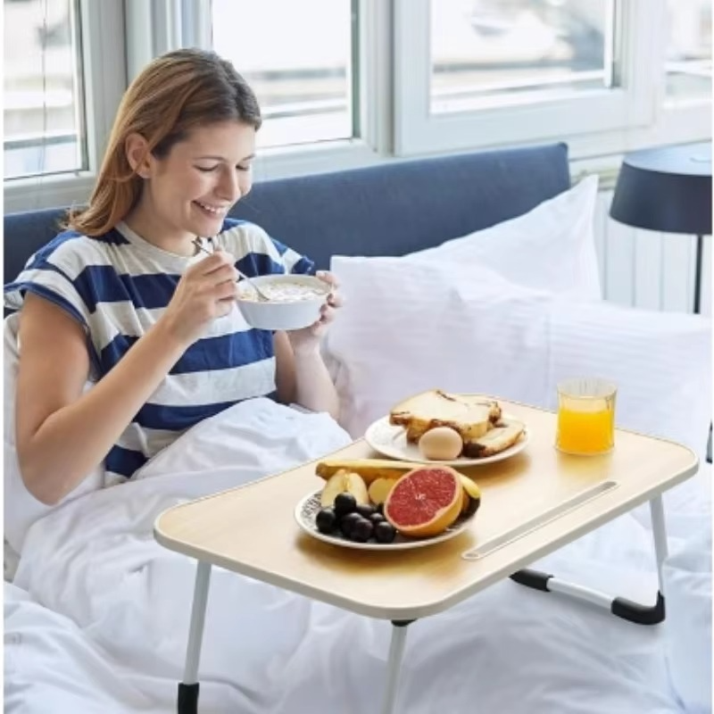 Ultra Large Portable Laptop Bed Table Foldable Desk with Cup Holder Multi Functional Computer Desks Bed Desk for Laptop