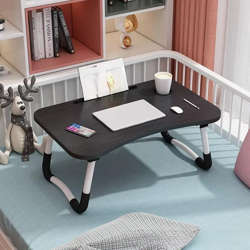 Ultra Large Portable Laptop Bed Table Foldable Desk with Cup Holder Multi Functional Computer Desks Bed Desk for Laptop