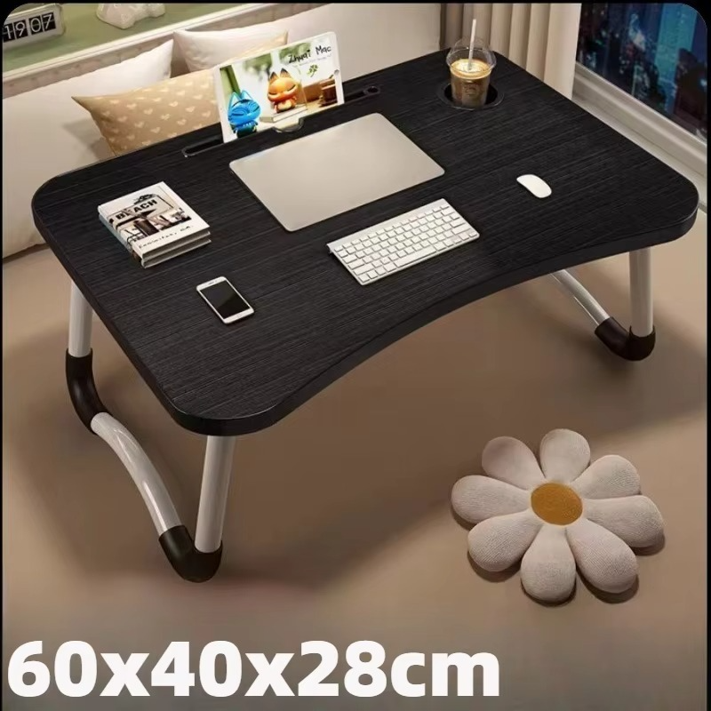 Ultra Large Portable Laptop Bed Table Foldable Desk with Cup Holder Multi Functional Computer Desks Bed Desk for Laptop