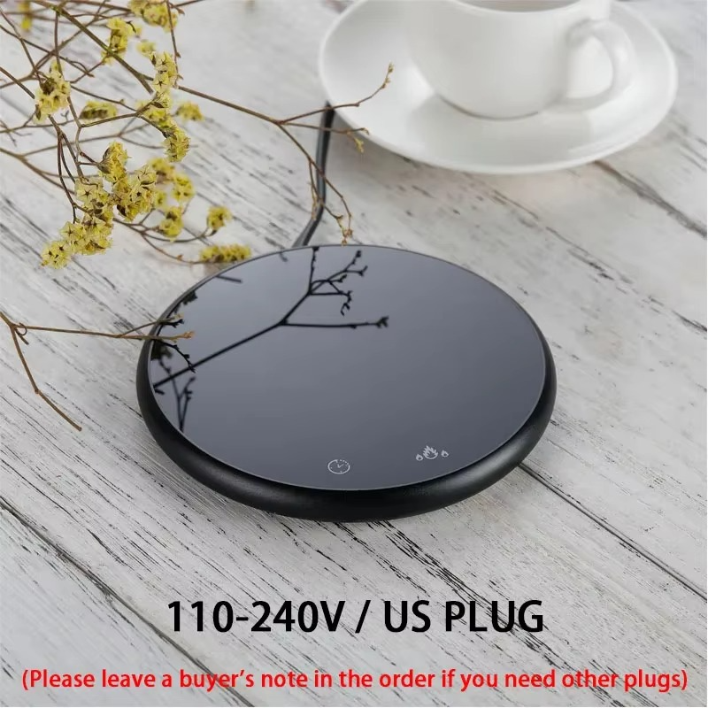 Coffee Mug Warmer with Timer & 2 Temperature Settings Office Smart Cup Warmer Electric Beverage Warmer for Cocoa Tea Water Milk