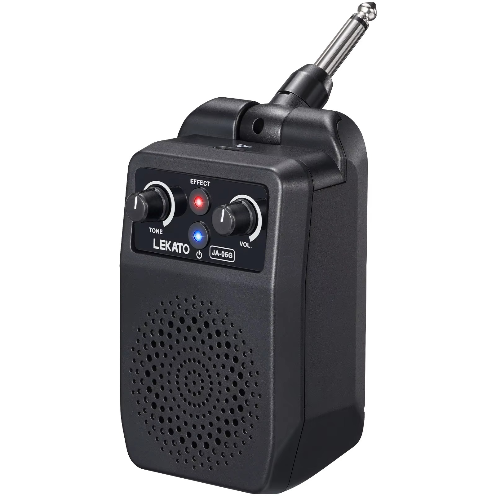 LEKATO Electric Guitars Amplifier Guitar Speaker Voice Adjustment Portable Plug-in Speaker Clean Distortion Overdrive Reverb