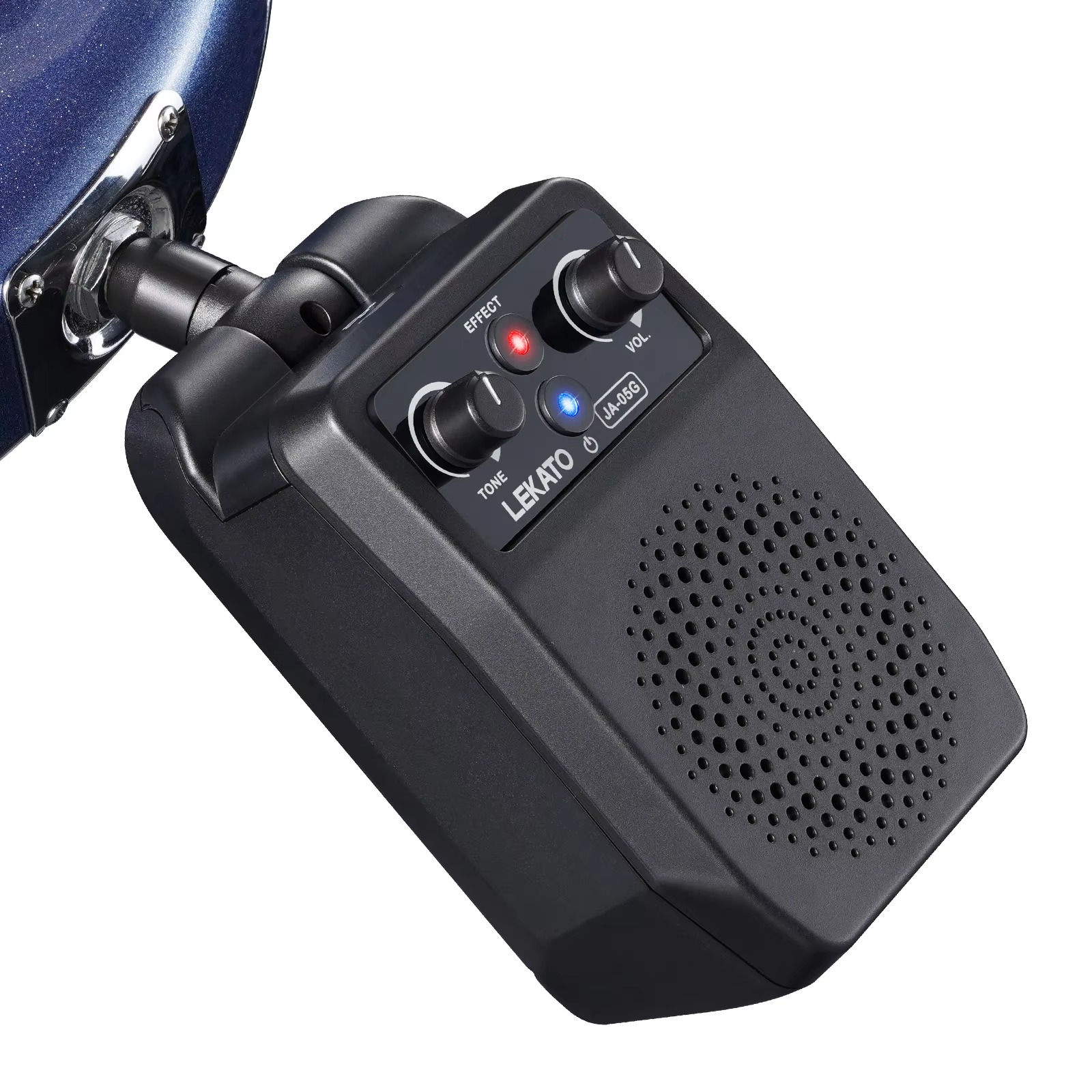 LEKATO Electric Guitars Amplifier Guitar Speaker Voice Adjustment Portable Plug-in Speaker Clean Distortion Overdrive Reverb
