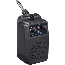LEKATO Electric Guitars Amplifier Guitar Speaker Voice Adjustment Portable Plug-in Speaker Clean Distortion Overdrive Reverb