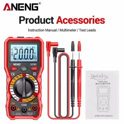 ANENG SZ302 Multimeter 2000 Count Digital AC/DC Votage Current Automatic Tester NCV Detector Resistance Ohm Ammeter Tester Tools