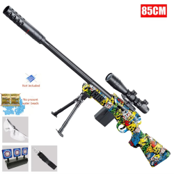 2025's New Awm and M24 Classic Manual Side Pull Mode Camouflage Pattern Pop-Up Magazine Can Launch 7-8mm Gel Ball Toy Gun