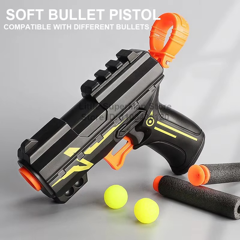 1 Piece Soft Bullet Toy Gun For Rival Zeus Apollo Ball Bullets Children Pistol Gun Foam Darts Blaster Gift For Boy Kids Adult