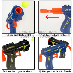 1 Piece Soft Bullet Toy Gun For Rival Zeus Apollo Ball Bullets Children Pistol Gun Foam Darts Blaster Gift For Boy Kids Adult
