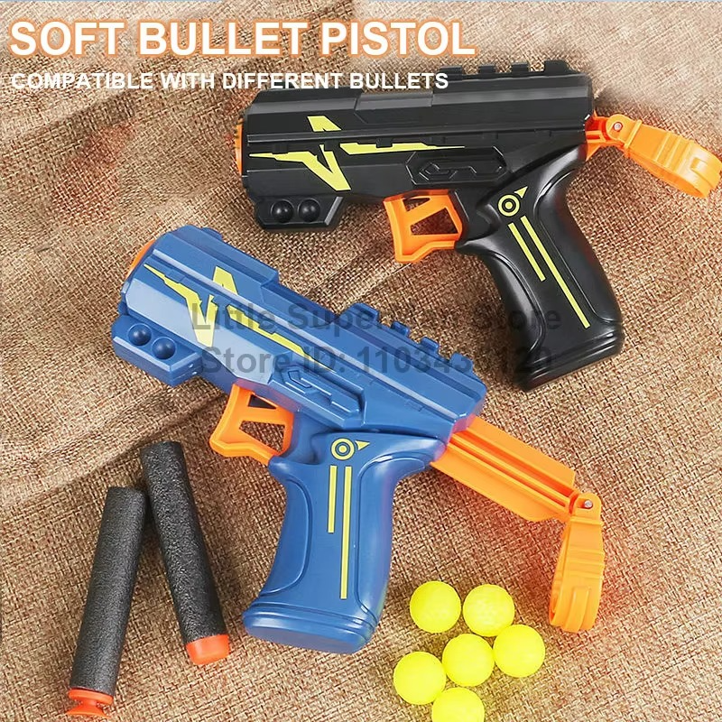 1 Piece Soft Bullet Toy Gun For Rival Zeus Apollo Ball Bullets Children Pistol Gun Foam Darts Blaster Gift For Boy Kids Adult