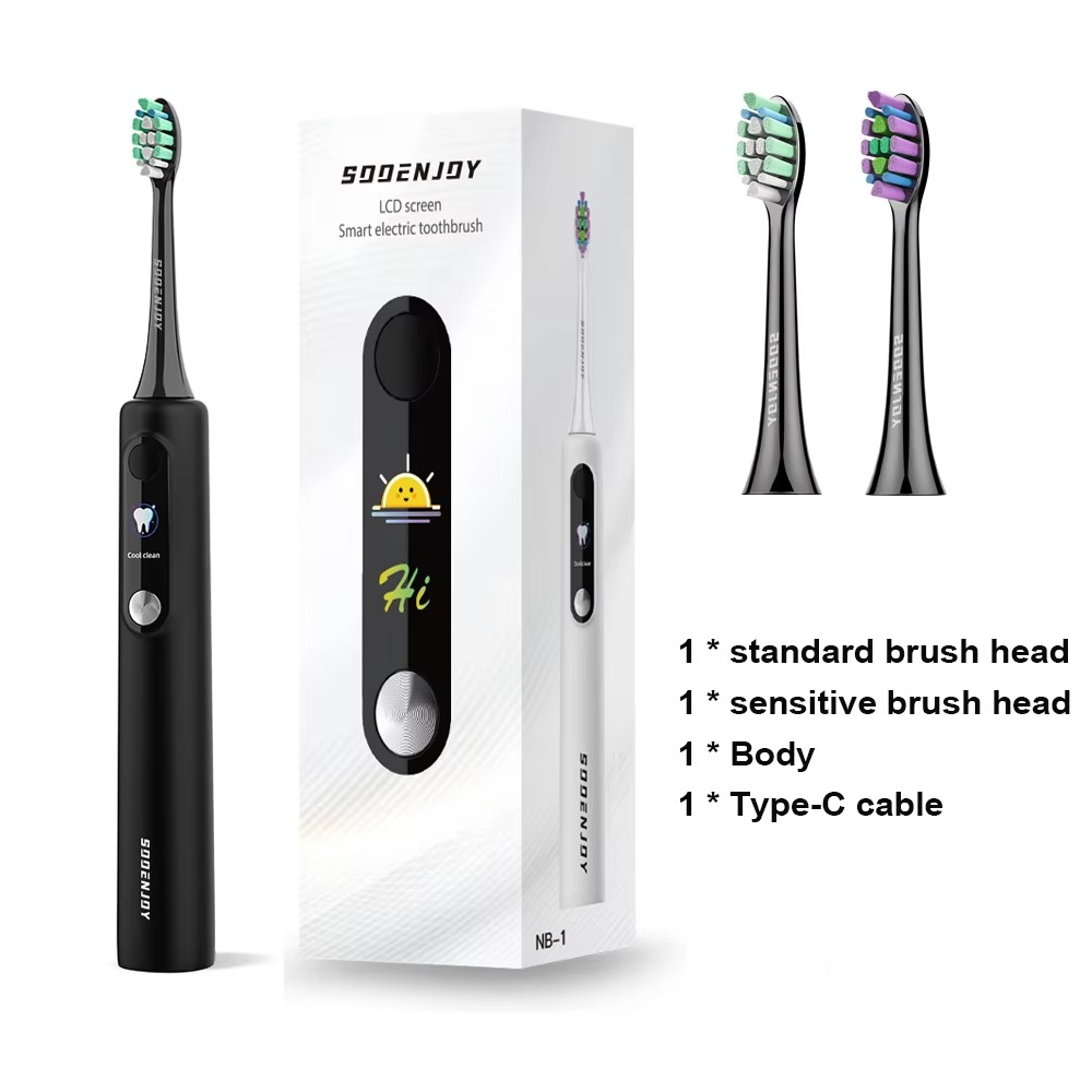 SOOENJOY Sonic Electric Toothbrush Smart LCD Screen Sonic Tooth Brush DIY Mode Automatic Cleaner Adult NB-1 Teethbursh