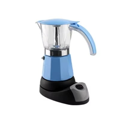 Electrica Moka Pot Espresso Italian Mocha Maker Latte Brewer 6 Cups Electric Coffee Heater Percolators Stovetop Filter Cafetiere