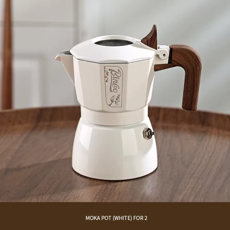 Bincoo Dual Valve Moka Pot Espresso Maker Electric for Home Camping Coffee Extraction Tool Italian Barista Tool Espresso Machine