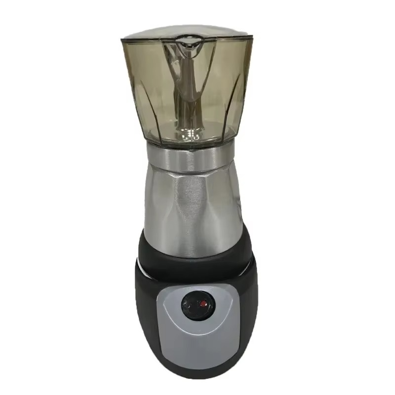 Household 220v 300ml Electric Italian Top Moka Coffee Pot Percolators Tool Filter Cartridge Aluminium Electrical Espresso Maker