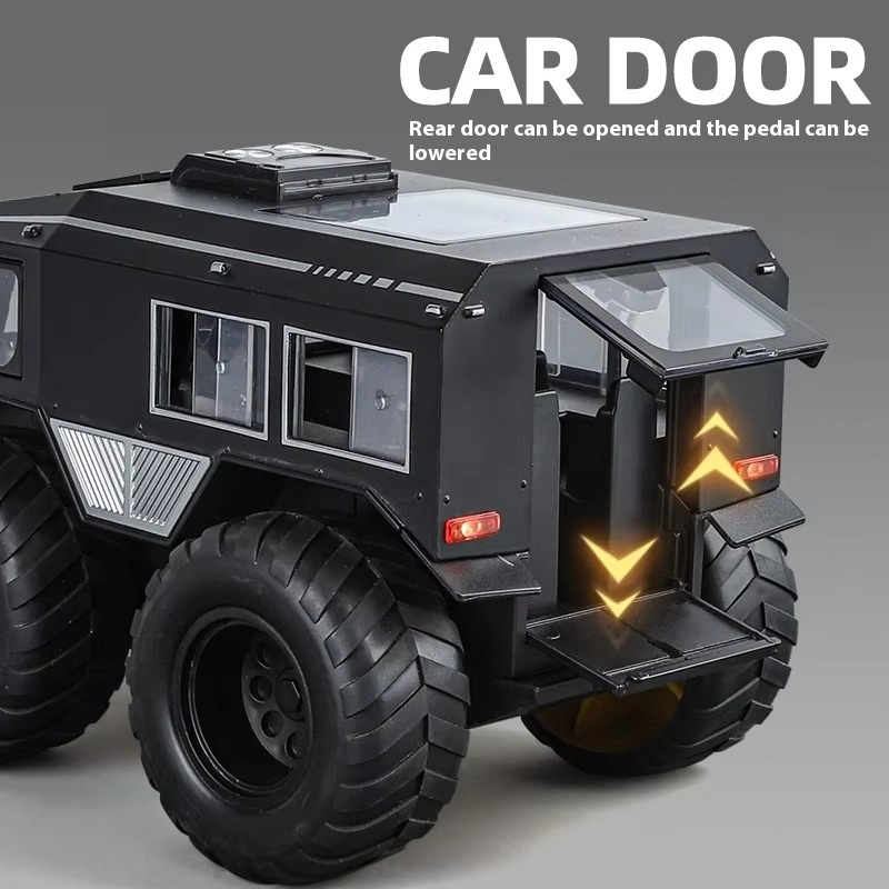 1:24 Scale Sherp ATV Model Car with LED Lights - Realistic Detail for Kids' Adventure Play - Cross-Country Fun, Toy Vehicle