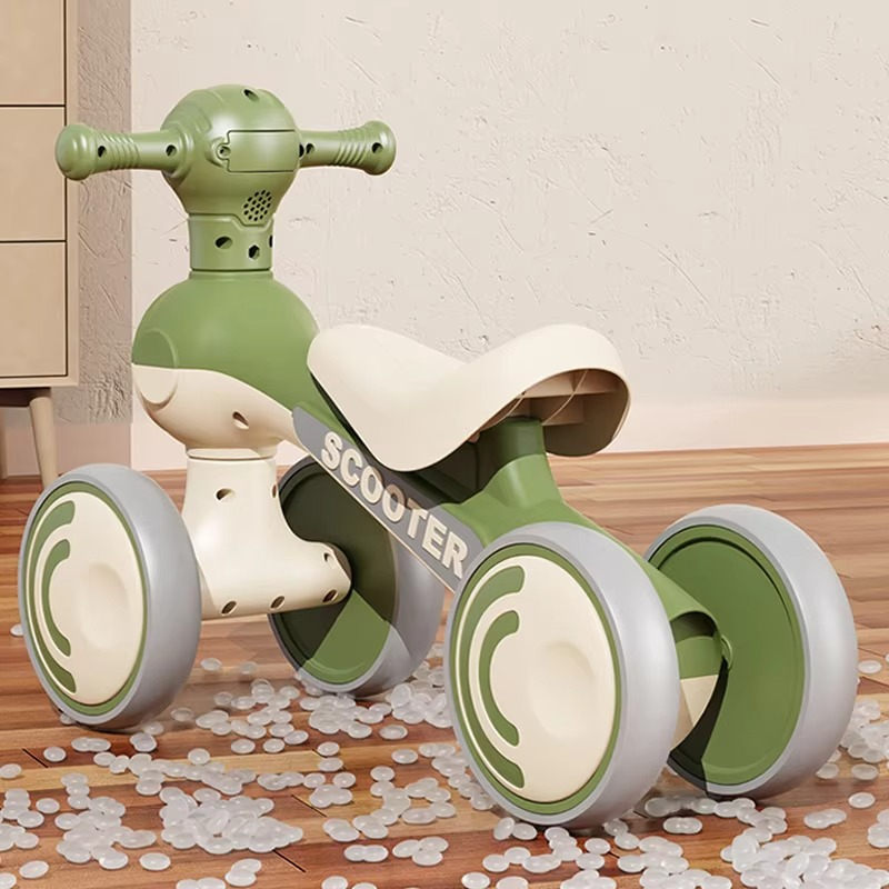 Baby Scooter Children's Bicycle Three Wheel Baby Walker Kids Balance Car With lighting Music Ride on Toys For 1-4 Years old