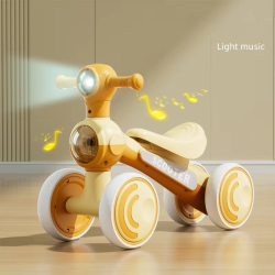 Baby Scooter Children's Bicycle Three Wheel Baby Walker Kids Balance Car With lighting Music Ride on Toys For 1-4 Years old