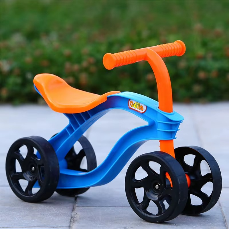 4 Wheels Children's Push Scooter Balance Bike Walker Infant Scooter Bicycle for Kids Outdoor Ride on Toys Cars Wear Resistant