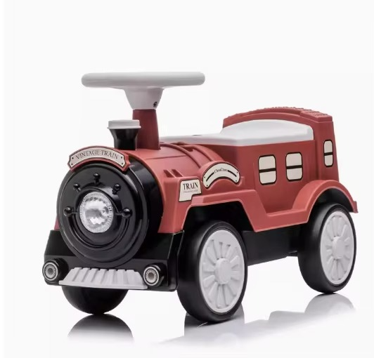 Cartoon Little Train Children's Scooter Silent Wheel Yo-yo Car PP Material Balance Walkers Twist Scooters Baby Toy Ride on Car