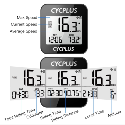 CYCPLUS Bike Computer GPS Speedometer Wireless Bicycle Accessories Waterproof Cycling Ciclocomputador Odometer