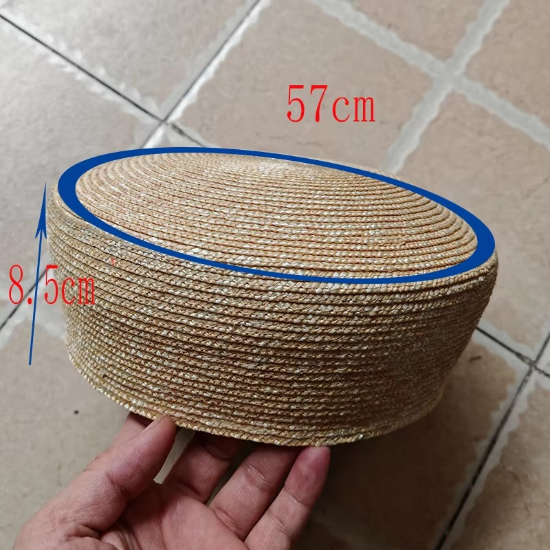 French Beret Hat Women Straw Cap Summer Woven Sun Hat Church Derby Party Hostesses Pillbox Hat Millinery Fascinator Base