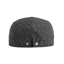 Thicken Woolen Beret Men Hat Autumn Winter Warmer Duckbill Newsboy Cap Herringbone Middle-aged Men's Flat Peaked Caps For Dad