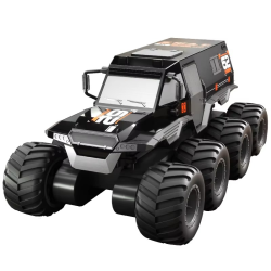 JJRC Q137 8x8 2.4G Remote Control Car 8wd Off-road Amphibious Stunt Vehicle 8-Wheel Speed Racing Truck Waterproof Crawler Toys