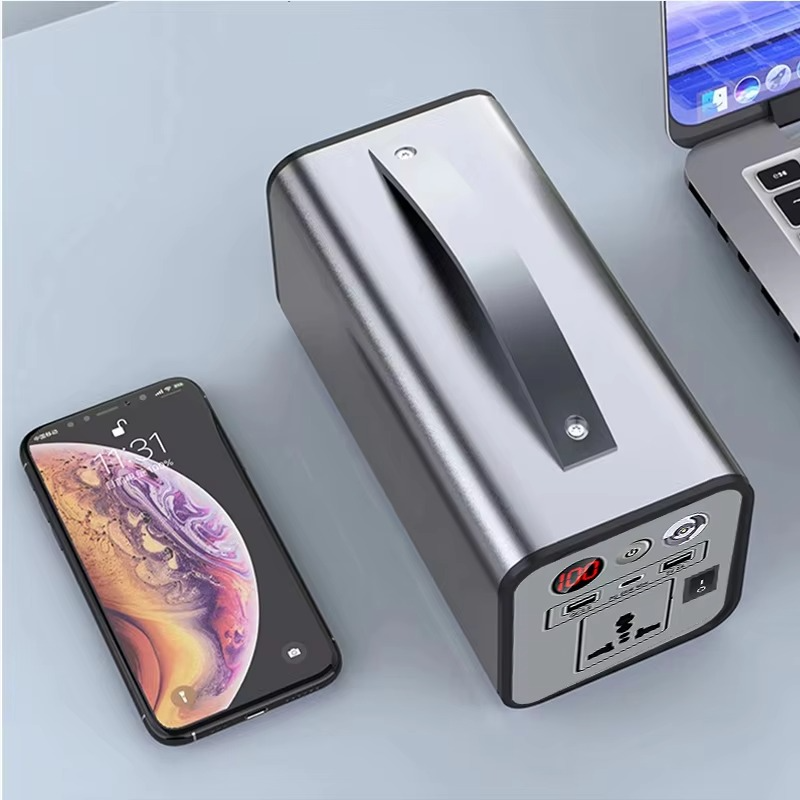 180W 220/110V 32000mAh Power Bank Portable Power Station 118.4Wh Solar Generator Outdoor Energy For Camping Tent Travel