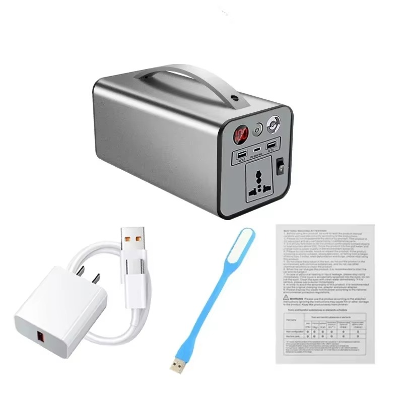 180W 220/110V 32000mAh Power Bank Portable Power Station 118.4Wh Solar Generator Outdoor Energy For Camping Tent Travel