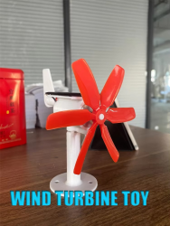 Helix Wind Turbine Model 20w Micro Wind Turbine With Led Light Vertical Wind Generator For Free Energy Education