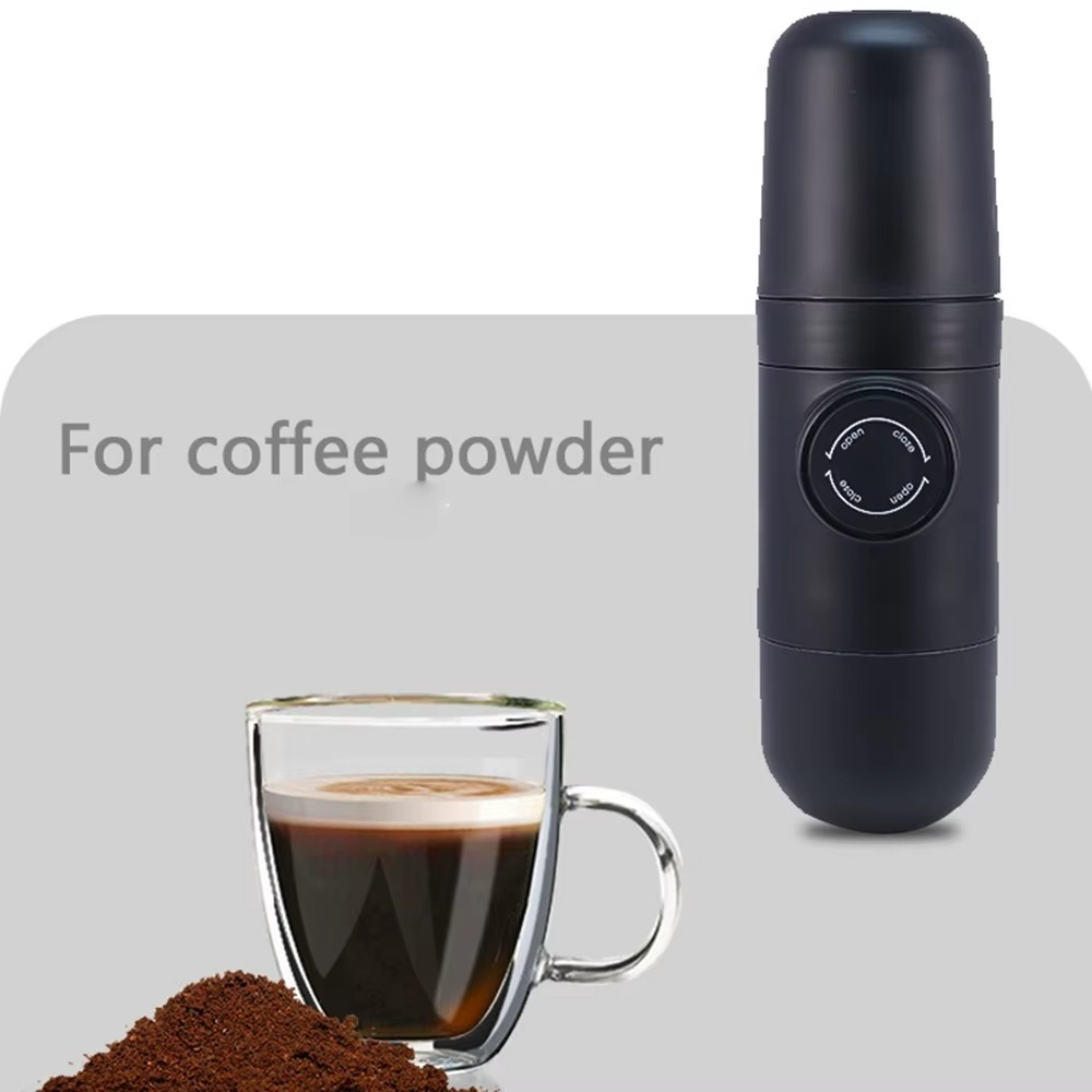 Manual pressurized coffee machine, small and portable handheld espresso machine for household