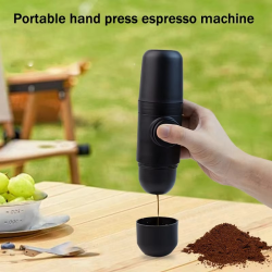 Manual pressurized coffee machine, small and portable handheld espresso machine for household