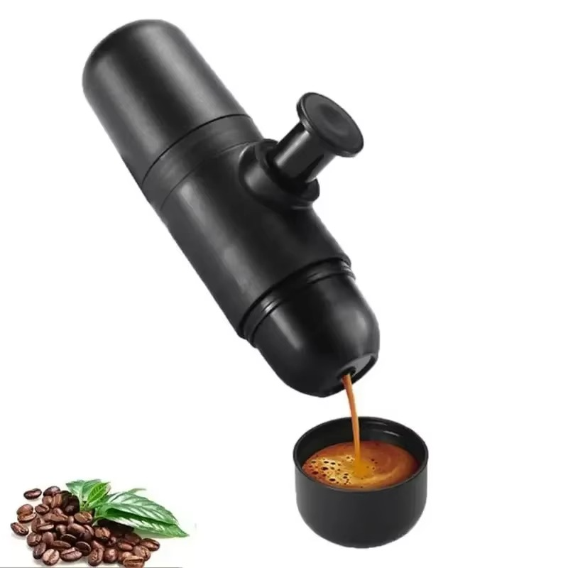 Manual pressurized coffee machine, small and portable handheld espresso machine for household