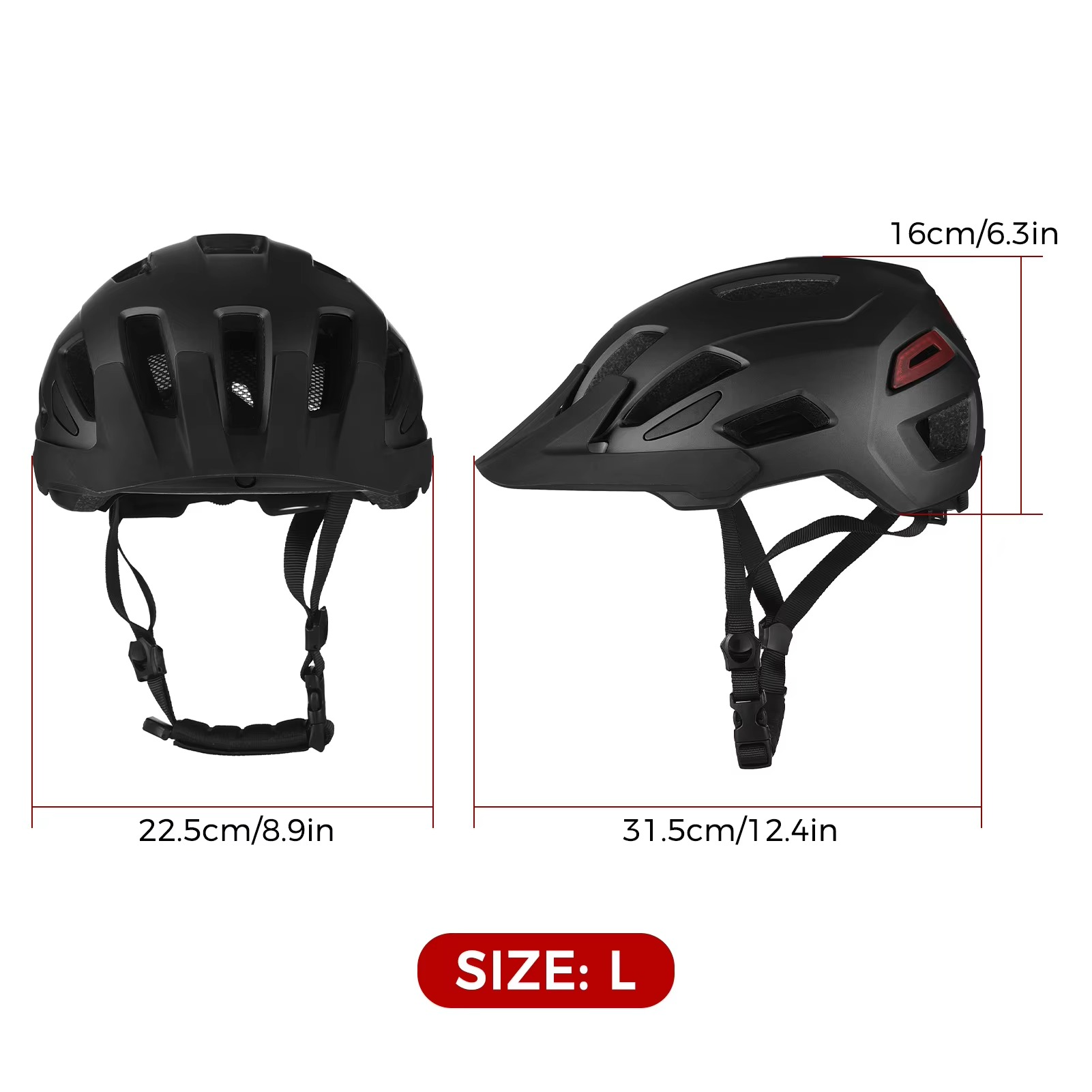 Bike Helmet Adult Men Mountain Bike Helmet With Remote Control Rechargble Light For Night Riding Multifunctional Turn Helmet